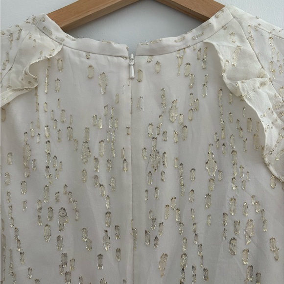 Lilly Pulitzer Belle Flounce Silk Dress in Coconut Fish Clip - NWT - Size 4 - Picture 6 of 8